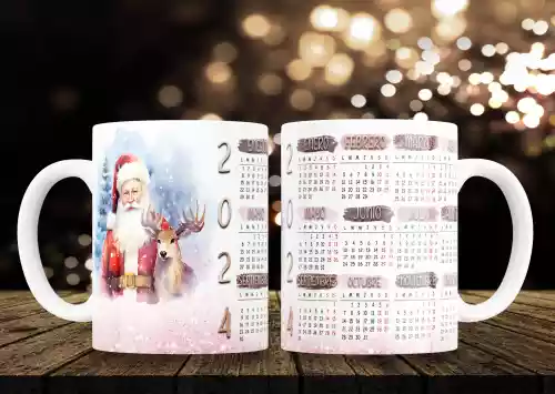 vectores plantilas SANTA CLAUS ,NAVIDAD,FESTIVIDAD,CALENDARIO,